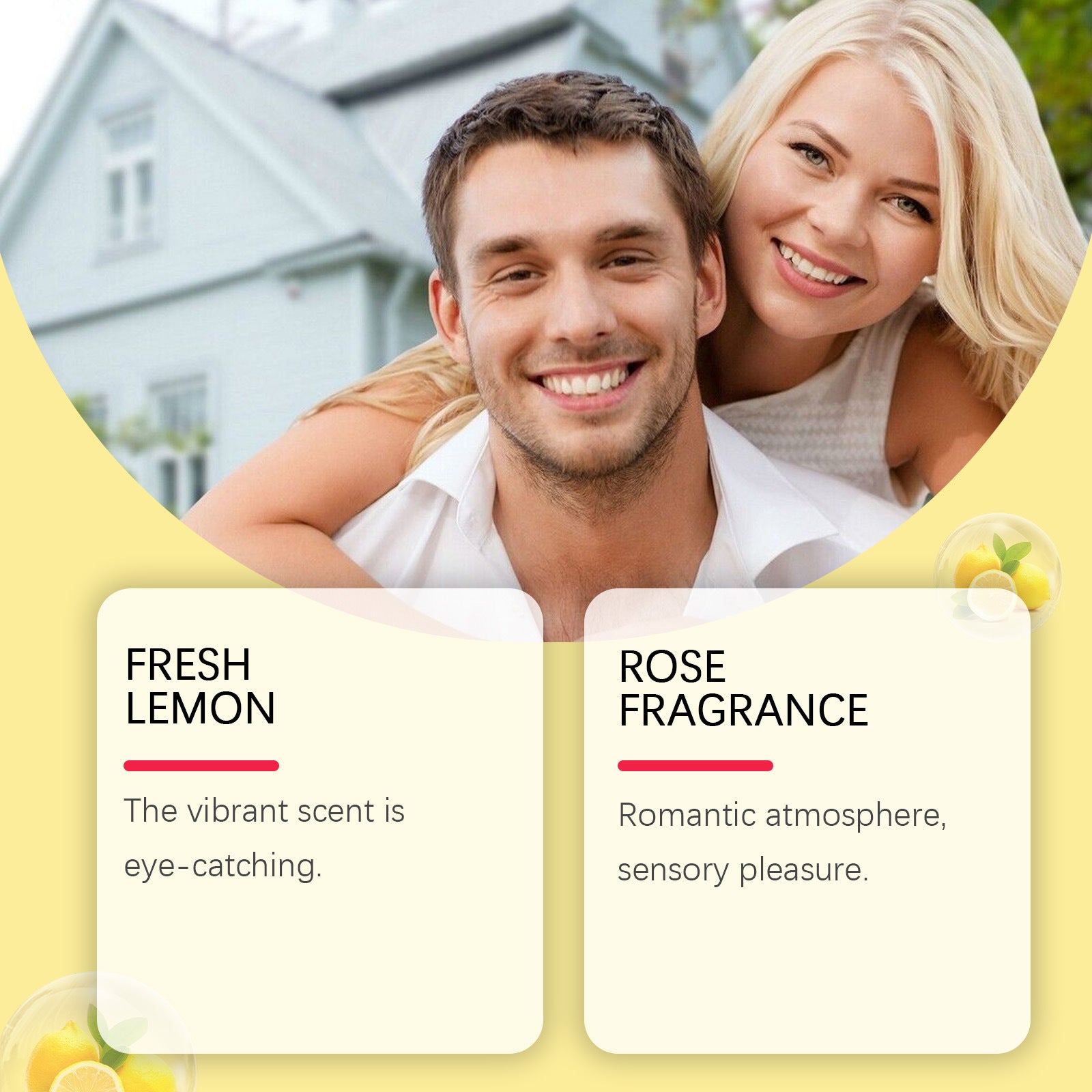Lemon Rose Romantic Perfume Mixed With Floral Fragrance Soft And Sweet