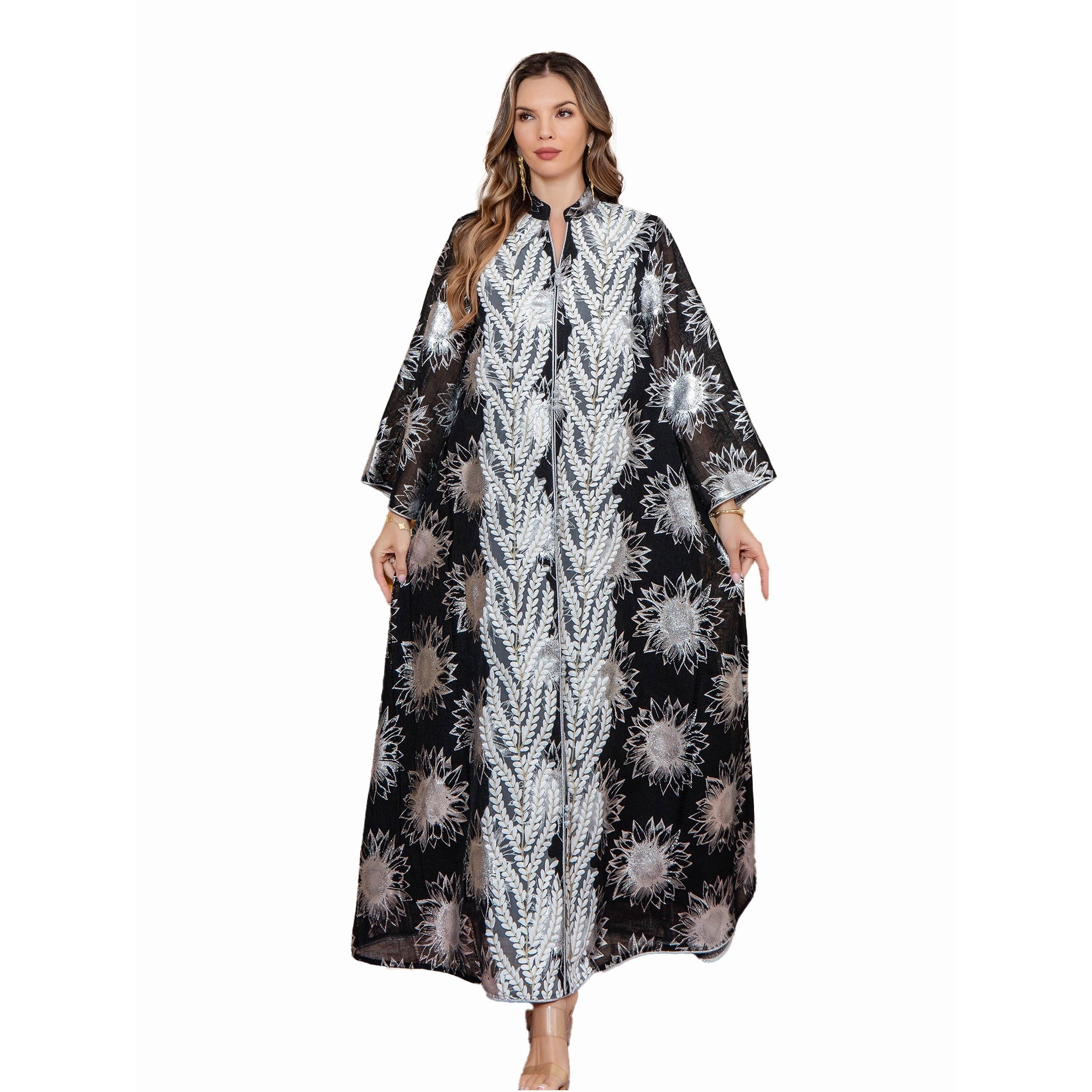 Women's Embroidered Dubai Dress Arab Clothing