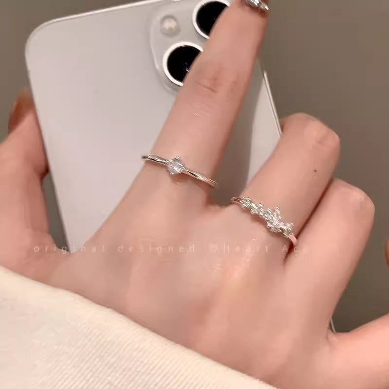Ins Korean Style Niche Design Ring Advanced Normcore Style Ring