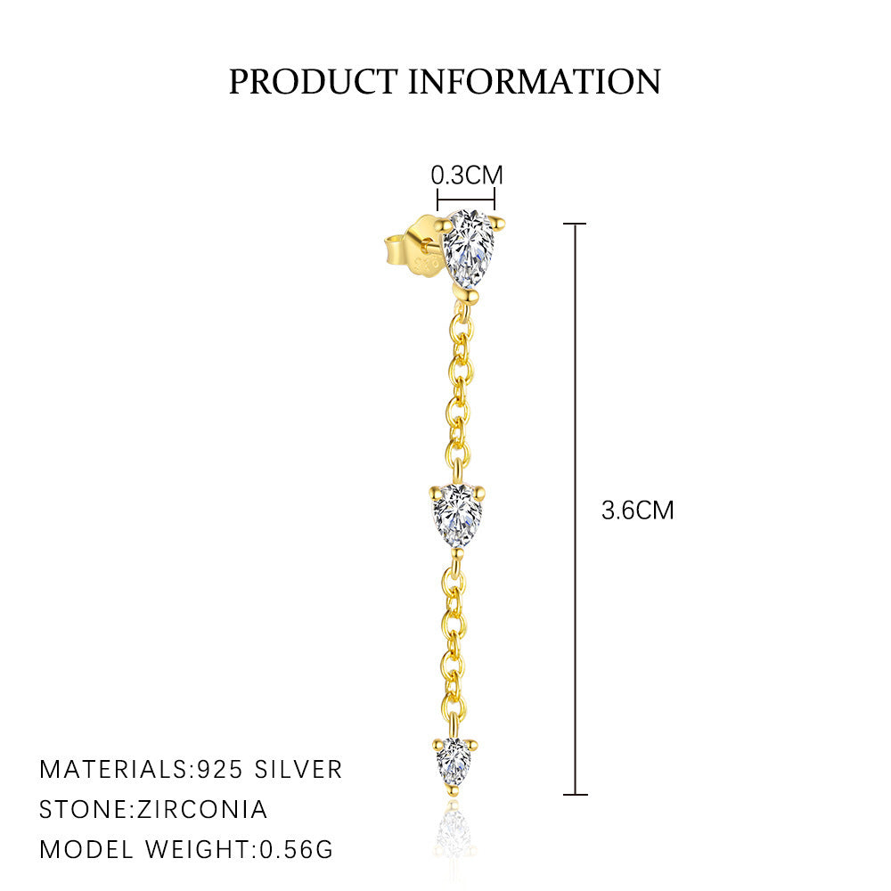 S925 Sterling Silver Mori Style Branch Leaf Stud Earrings For Women Affordable Luxury Fashion