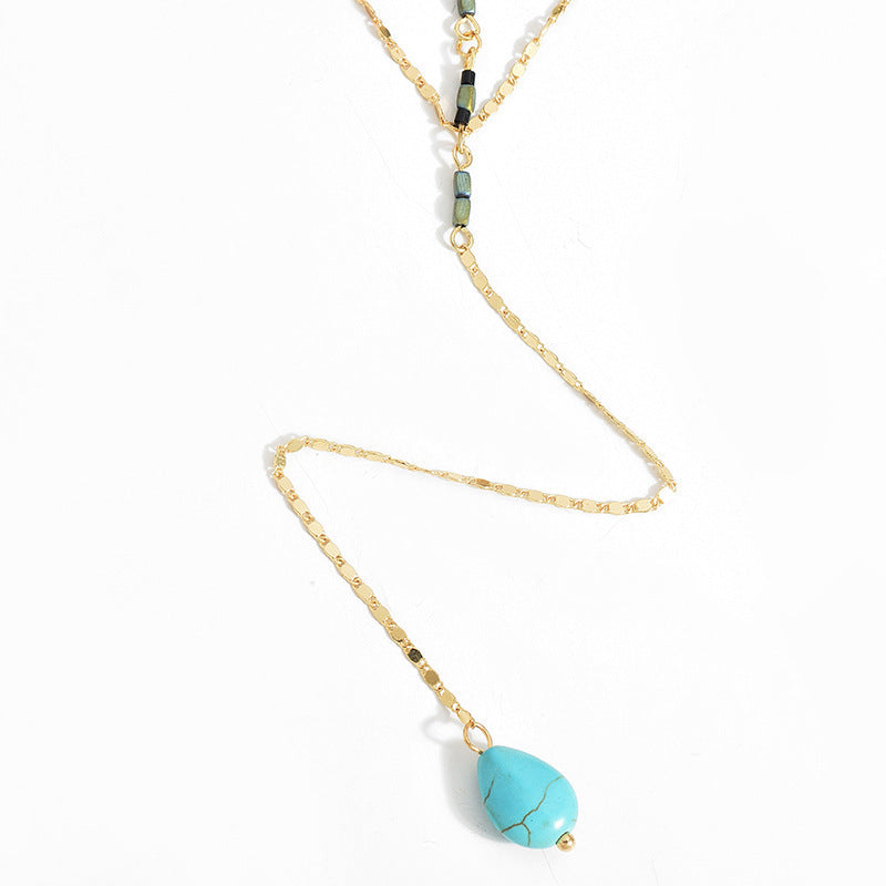 Bohemian Style Multi Layer Necklace Women Long