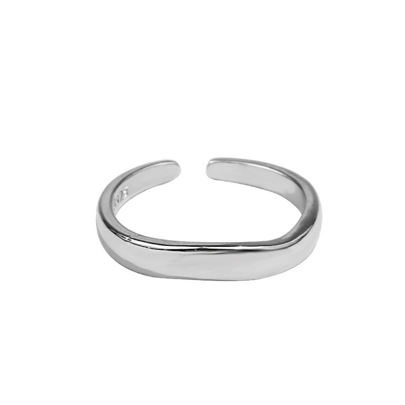 Frigid Wind Star Moon Retro Old Ring Women