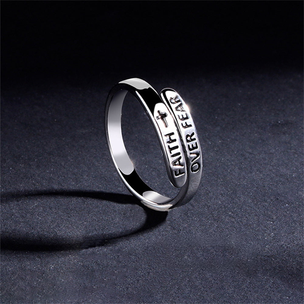 Women's New And Old Cross Ring