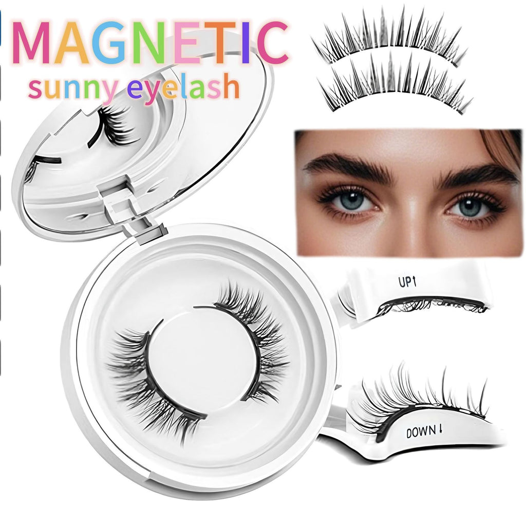Magnetic Suction False Eyelashes Integrated Soap Holder Glue-free False Eyelashes Thick