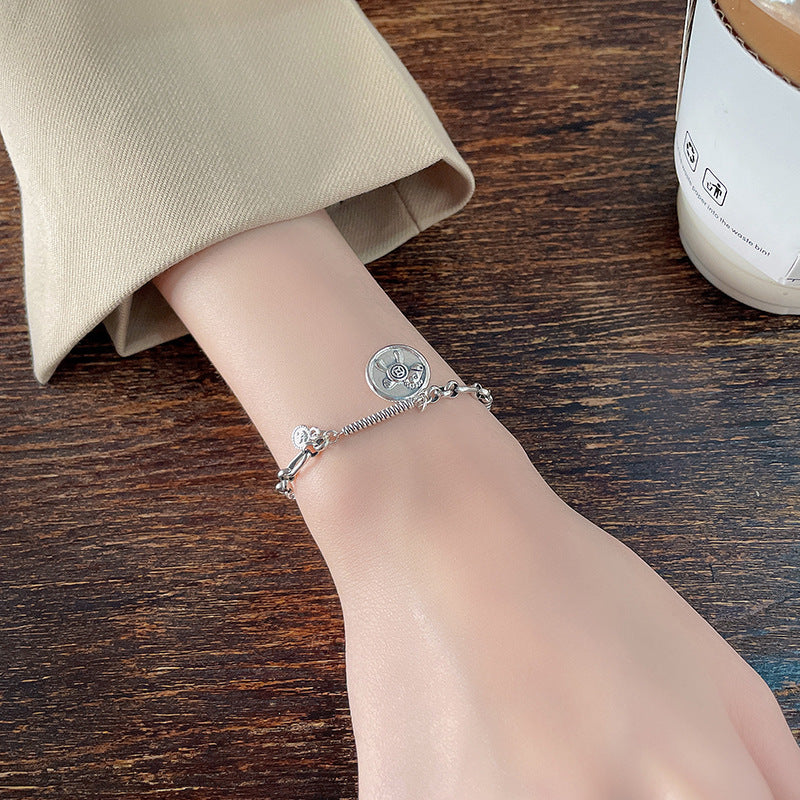 S925 Sterling Silver Money Bracelet