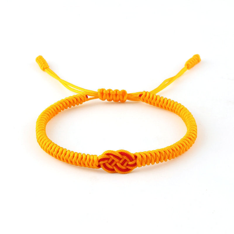 Hand Braided Double Money Knot Bracelet