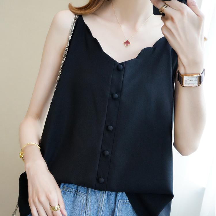 Plump Girls 15000kg Plus Size Slip Top Female Outer Wear Inner Wear Loose