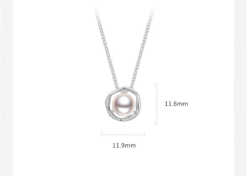 French Style Vintage Pearl Necklace For Women