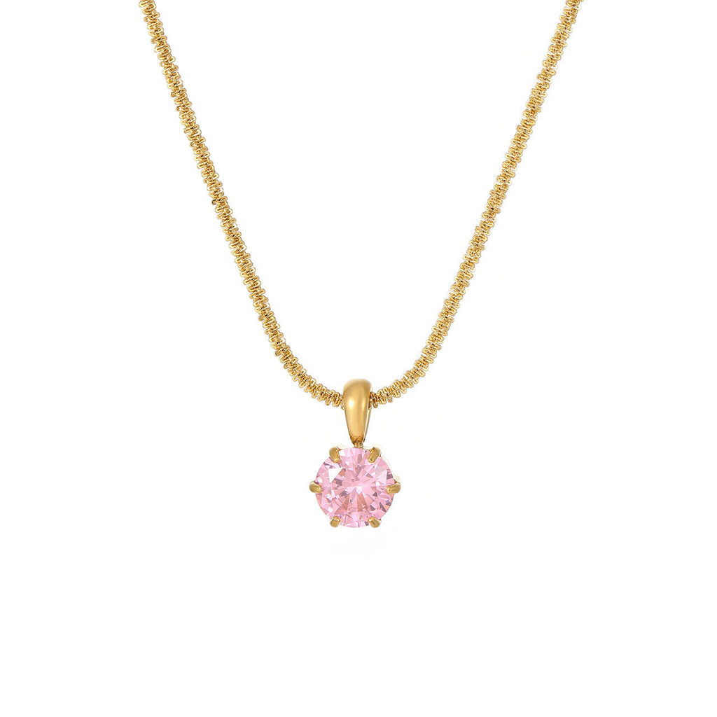 European And American Fashion New Style Diamond-studded Necklace Women
