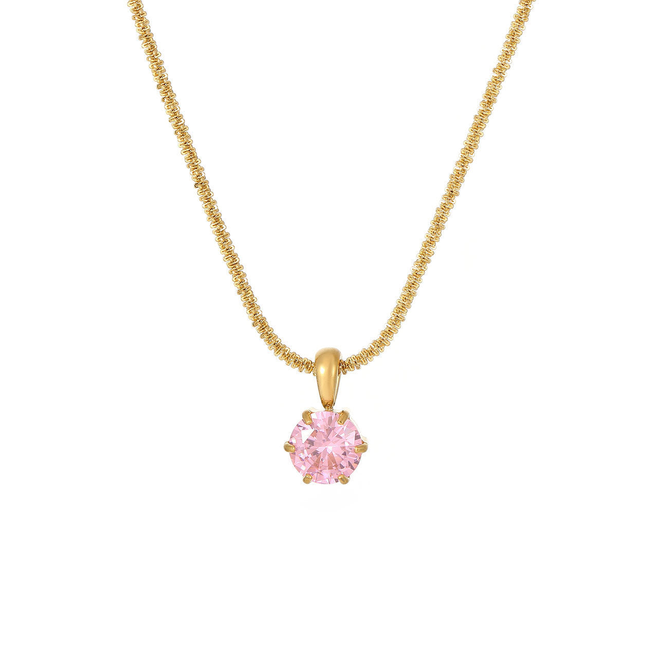 European And American Fashion New Style Diamond-studded Necklace Women