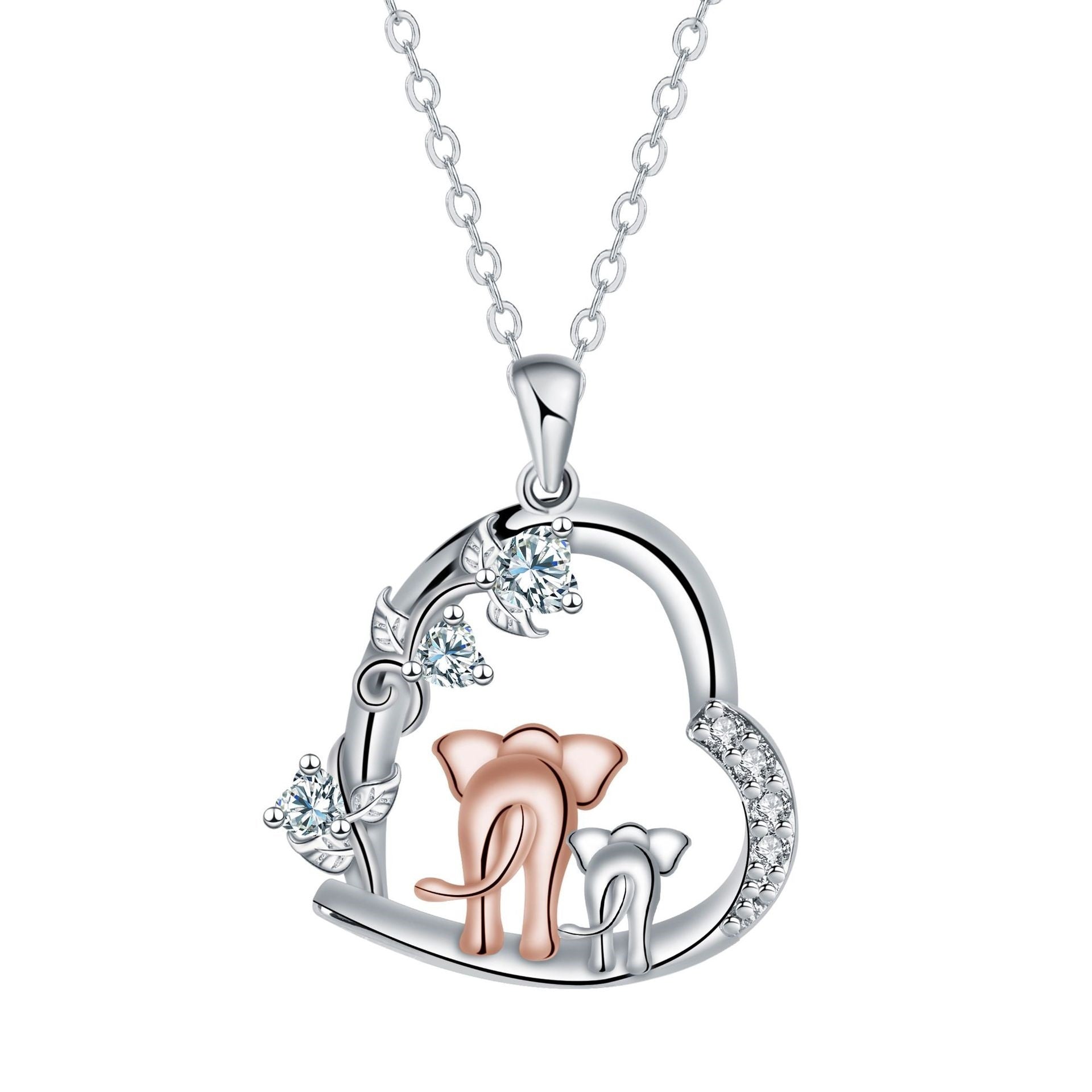 Elephant Necklace For Women Light Luxury Minority High-grade European And American Style