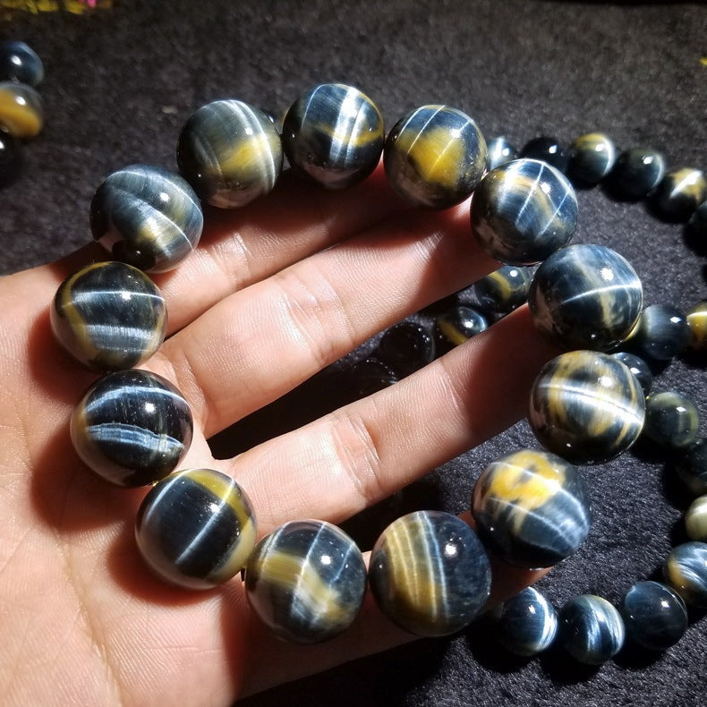 New Natural Old Mine Tiger Eye Stone Bracelet Dream Tiger Eye Stone Tiger Eye Bracelet