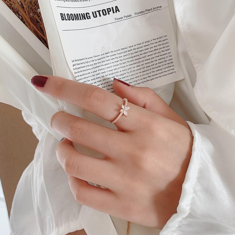Korean Style Super Fairy Butterfly Ring Women