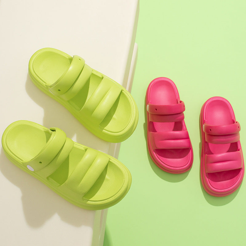 Multi-functional Thick-soled Sandals For Women Summer Outdoor Garden Slippers Beach Shoes