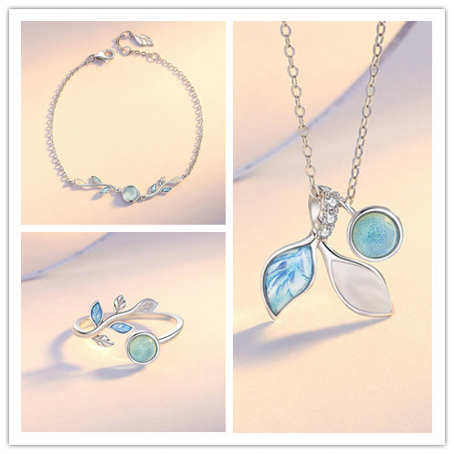 New Mori Style Leaf Necklace For Women