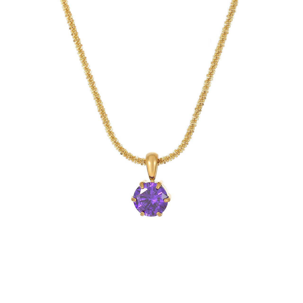 European And American Fashion New Style Diamond-studded Necklace Women