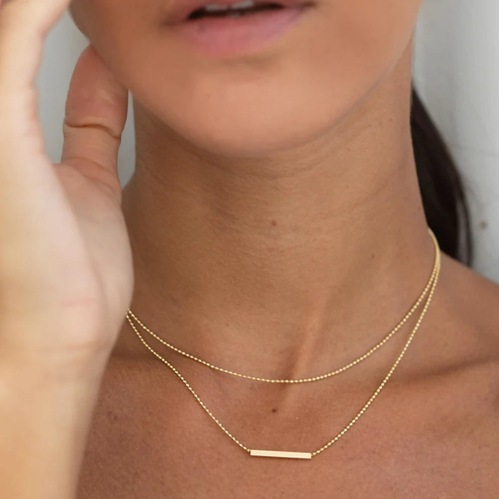 INS Style Fashion Personality Titanium Steel Necklace For Women