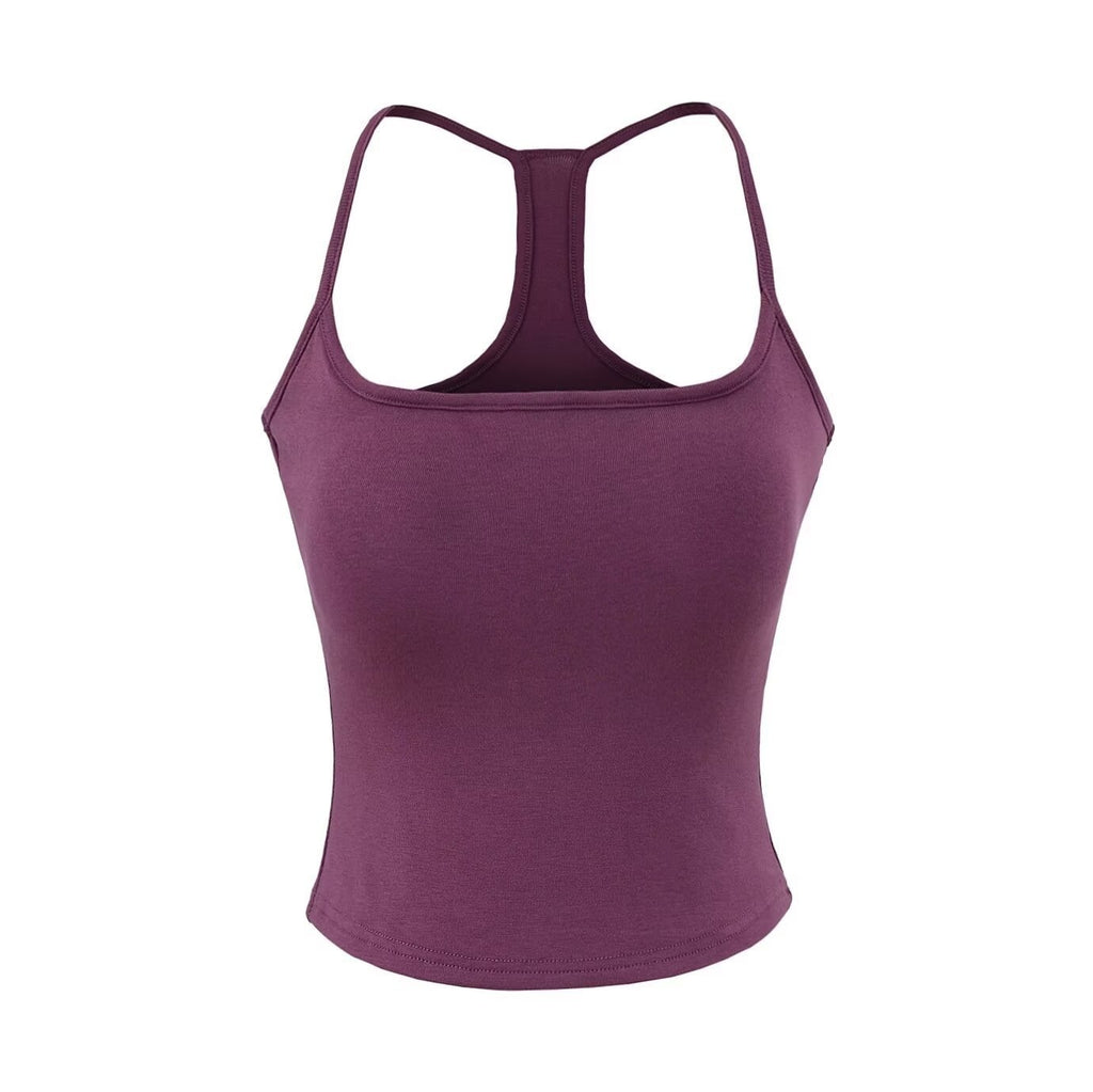 Women's Summer Casual Sports Vest Women's Beauty Back Sling