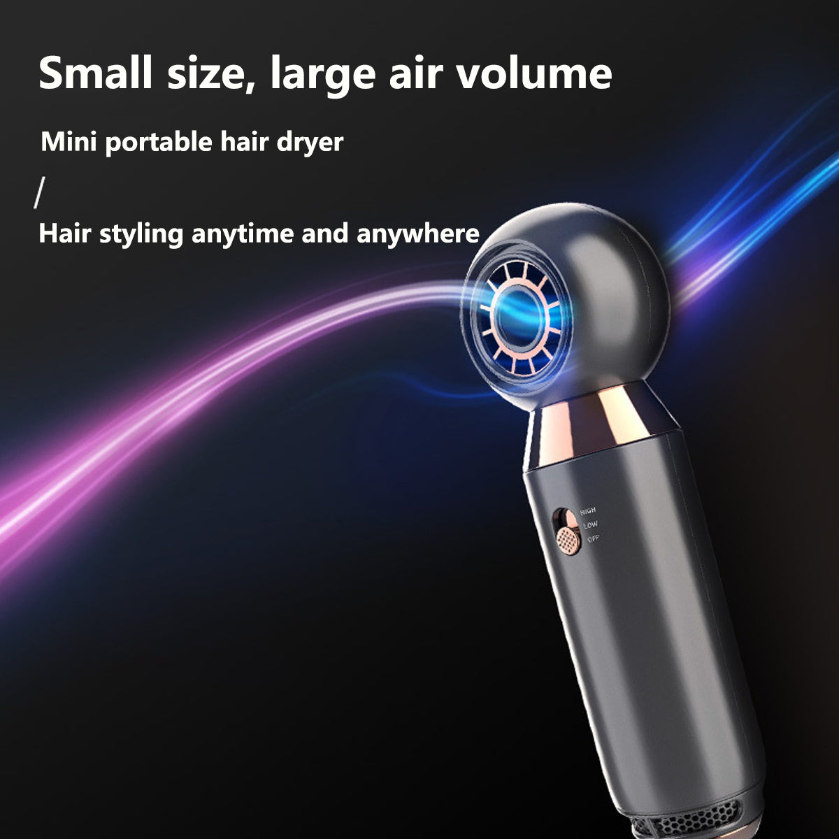 Hair Dryer 10 00W With Leafless Fan 2 Speed 360 Degree Rotaing Nozzle Concentrator Women Men Home Salon Hair Blower