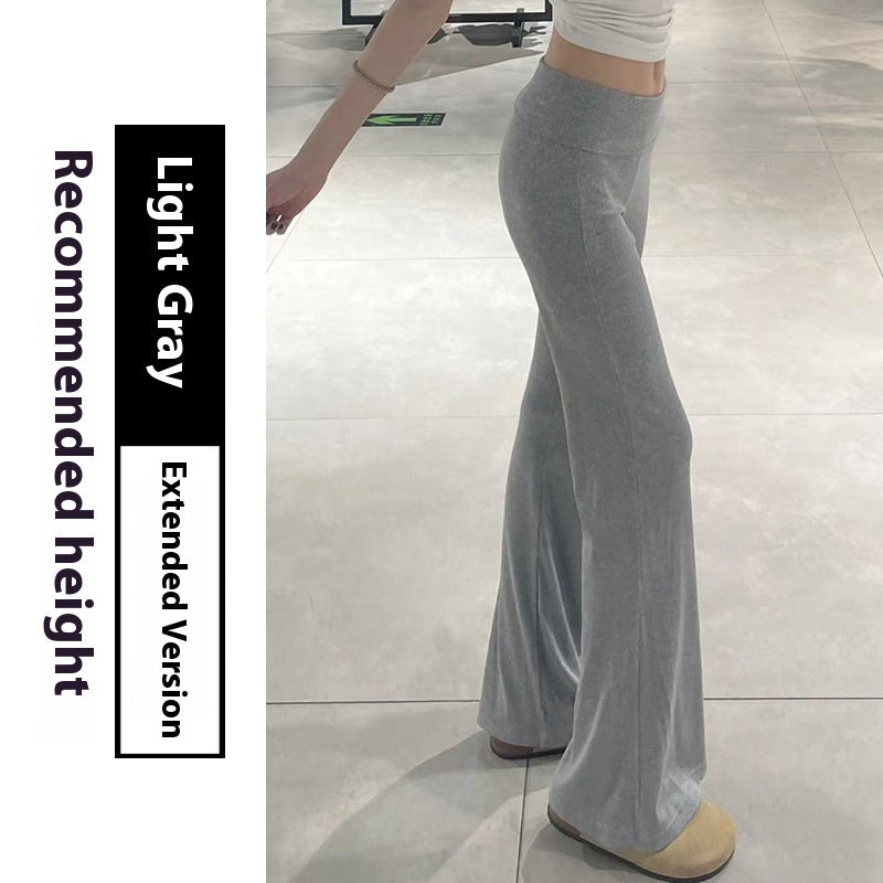 Women's Thin Low Waist Slimming Small Drape Casual Yoga Pants