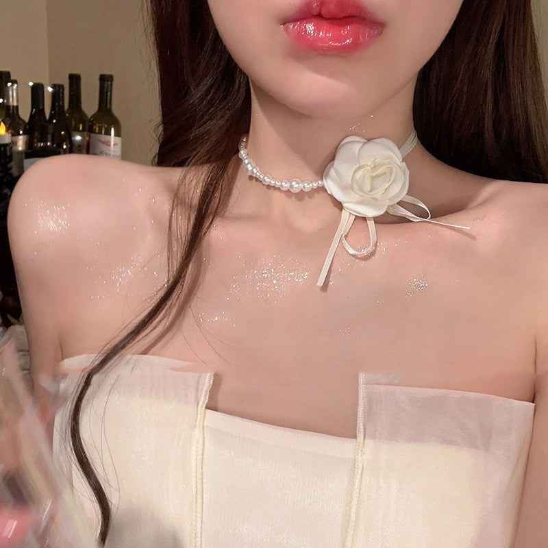 High-grade Popular Butterfly Pearl Necklace For Women Ins Style